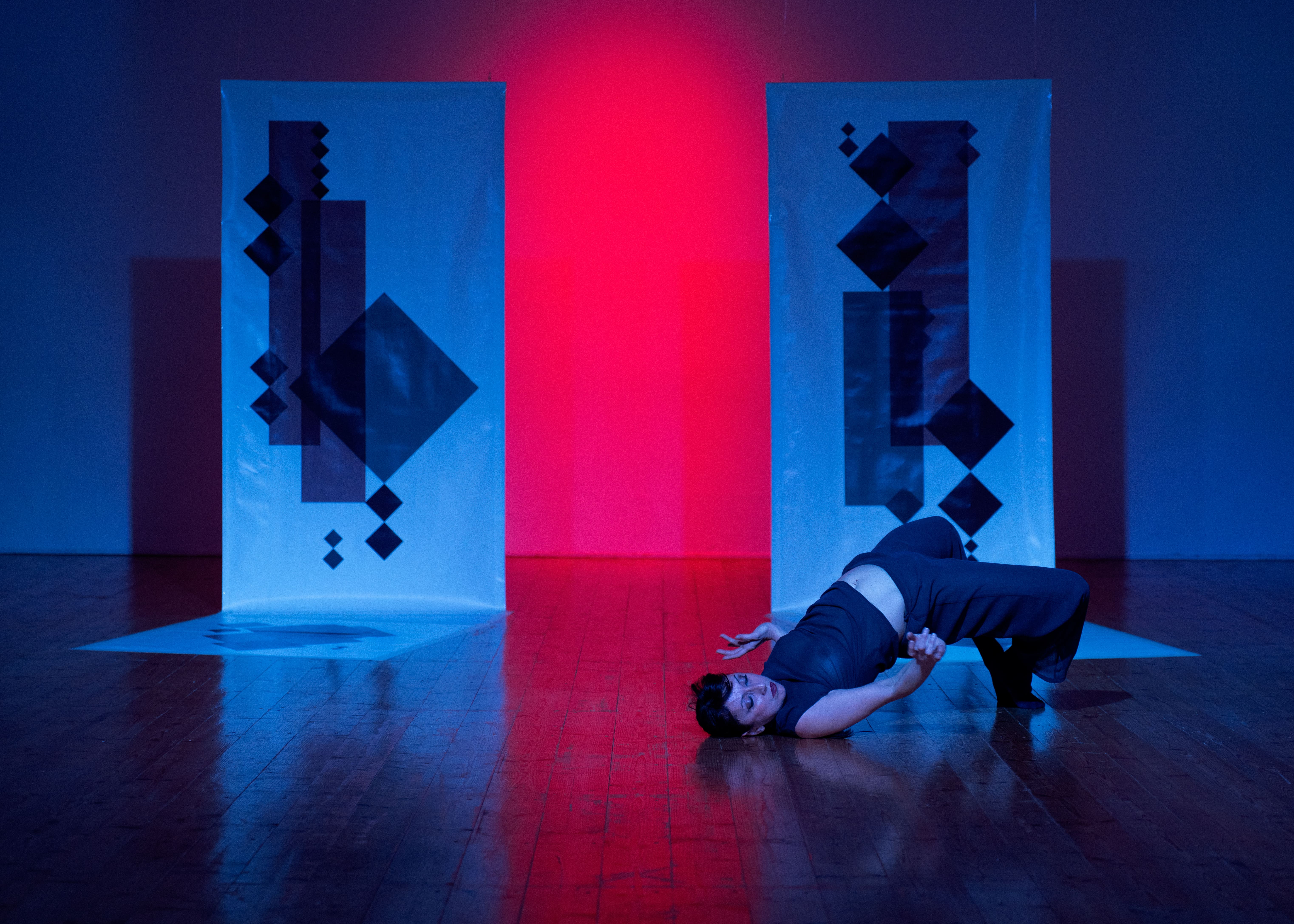 Anna Manes performing on the Sounding Stage