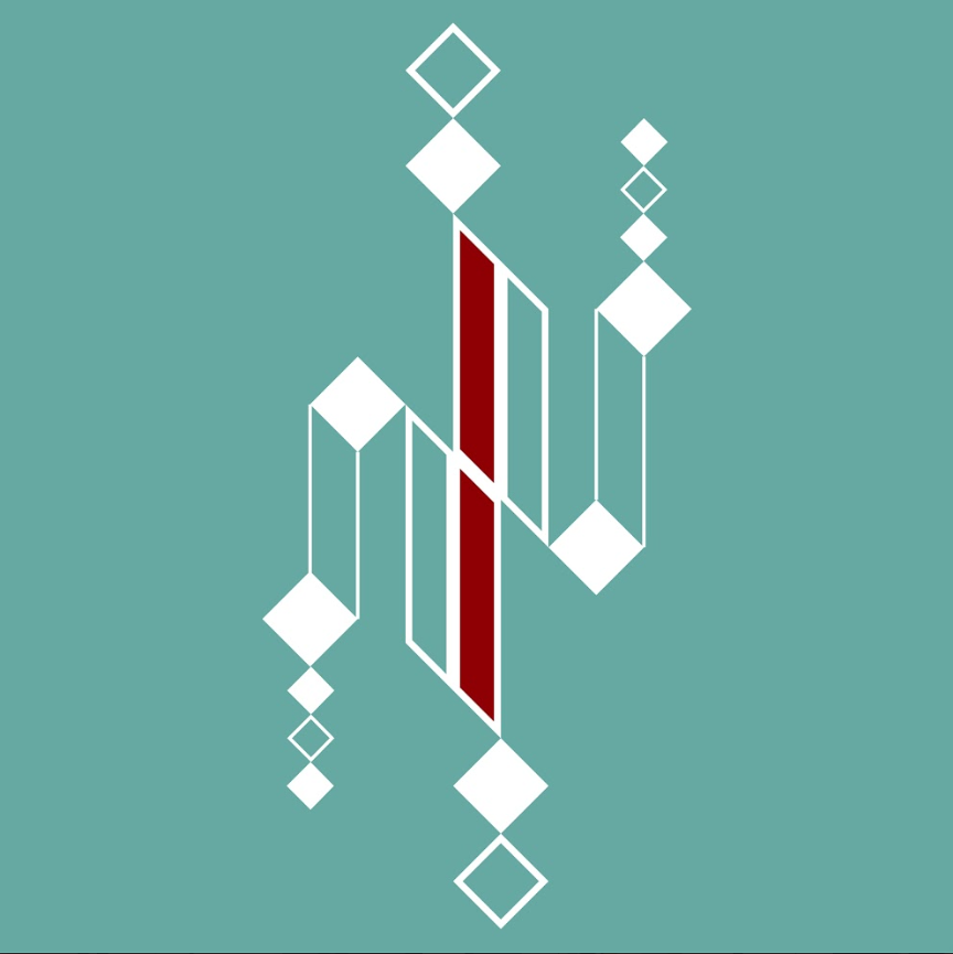 Echo of Lines Sounding Canvas with geometric composition and interactive sound