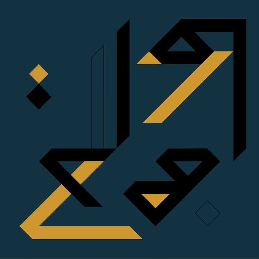 Rhythmic Interference Sounding Canvas with geometric forms and interactive sound